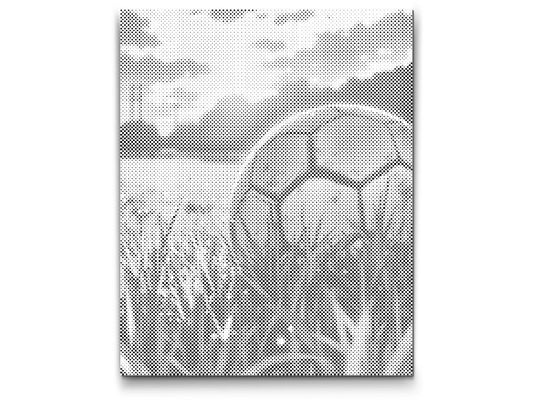 Dotting - Fodbold ved solnedgang
