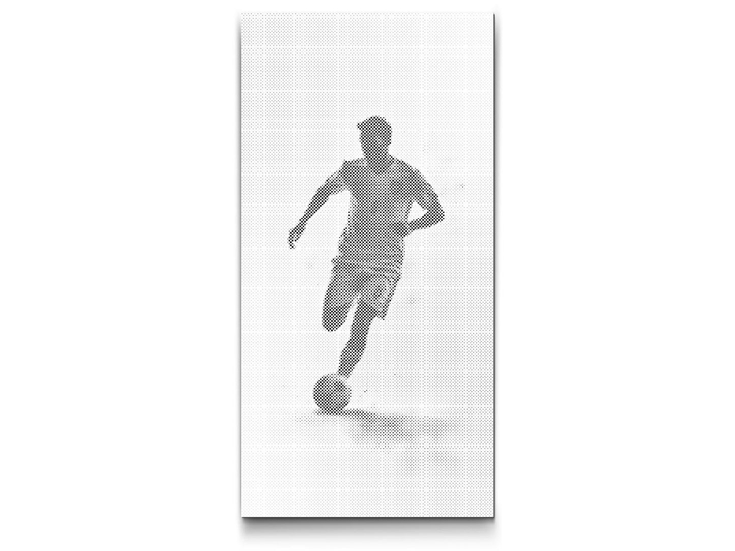Dotting - Silhuet af en fodboldspiller