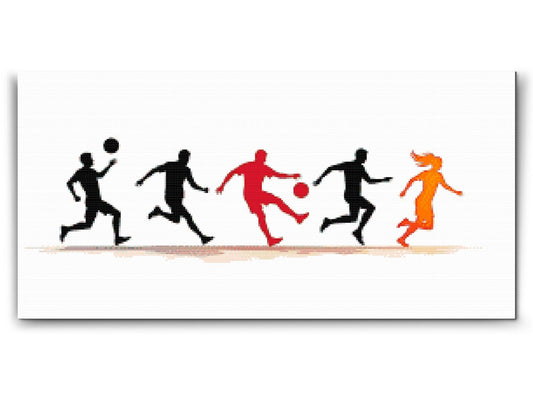 Diamond Paint - Moderne fodboldplakat