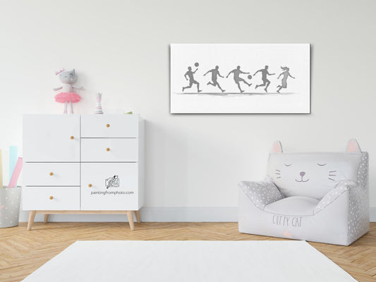 Dotting - Moderne fodboldplakat