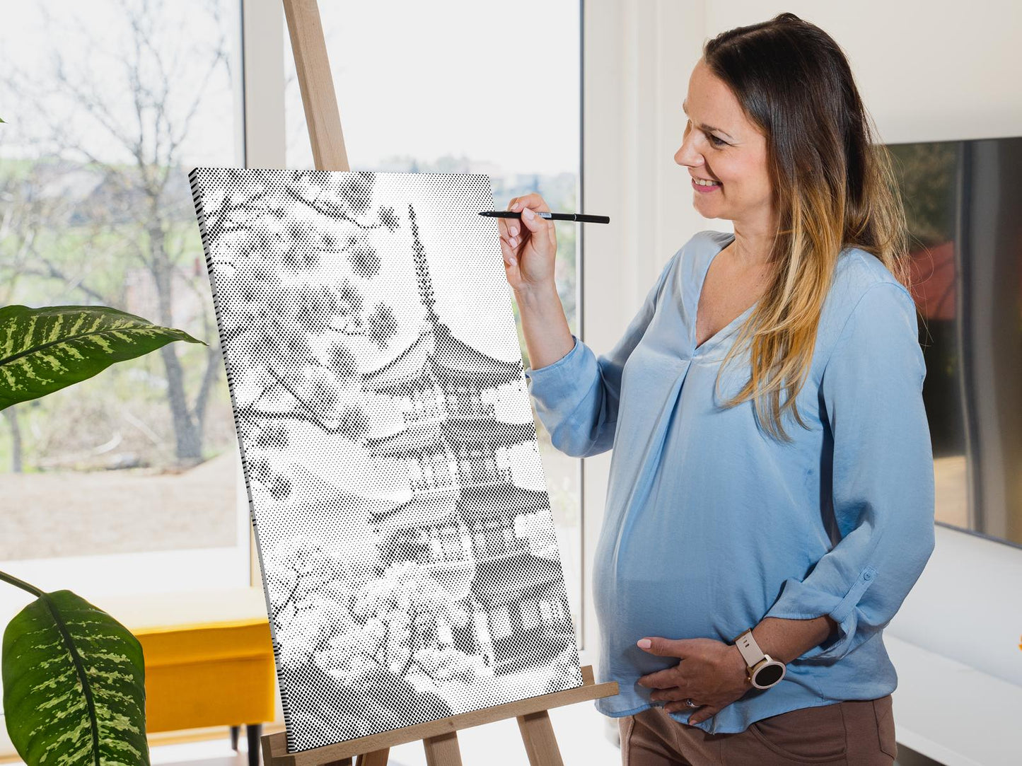 Dotting - Pagode med sakura