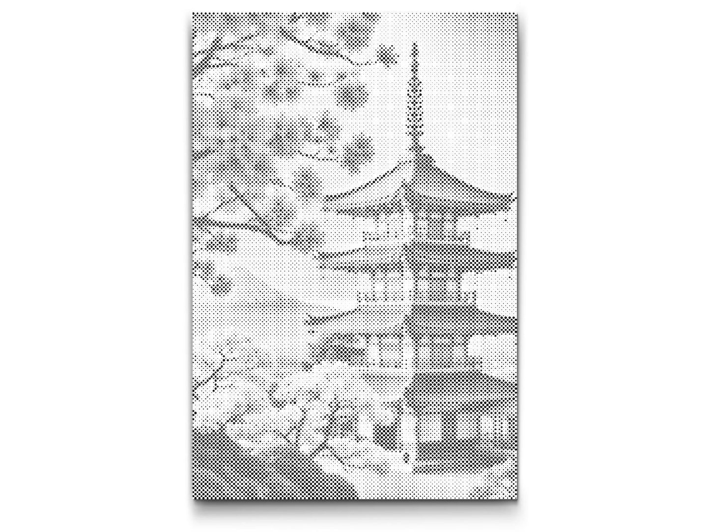 Dotting - Pagode med sakura