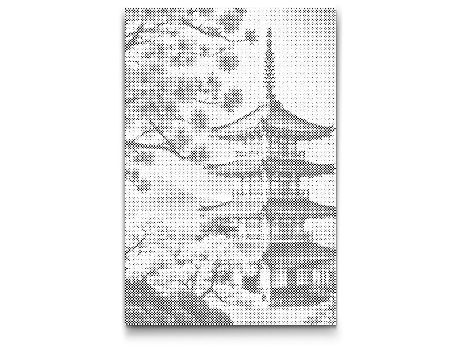 Dotting - Pagode med sakura