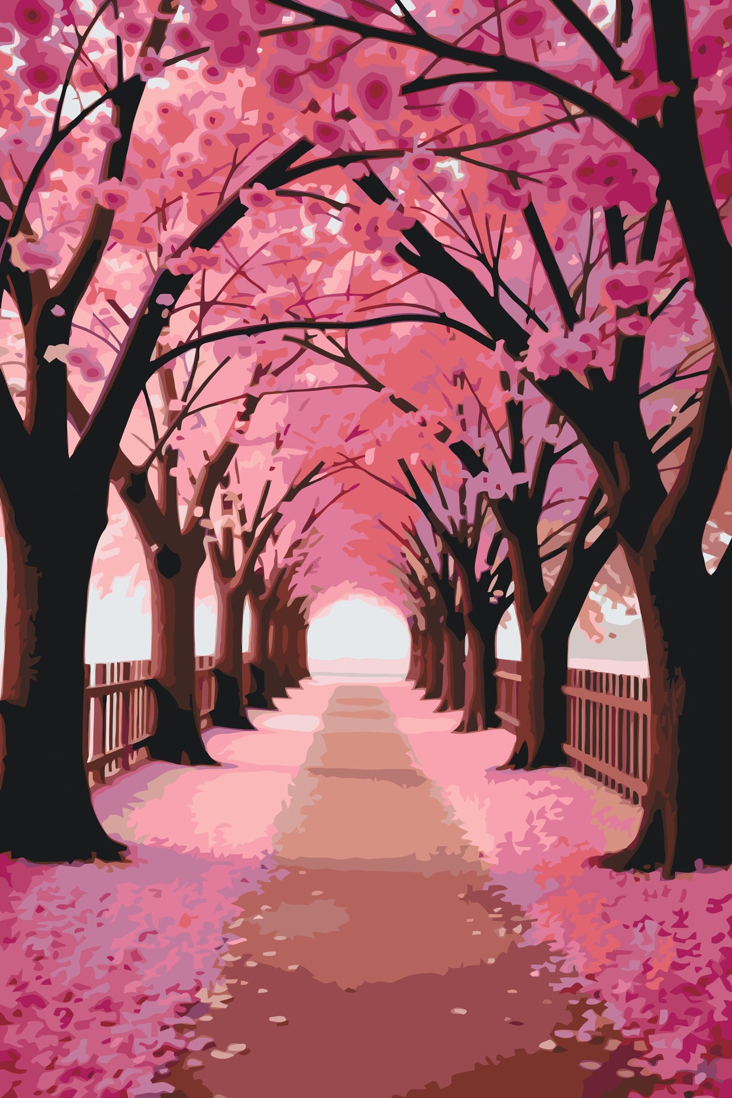 Paint by number - Sakura-gyde