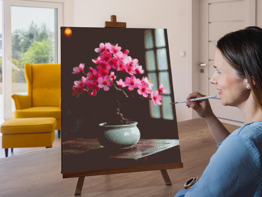 Diamond Paint - Sakura bonsai