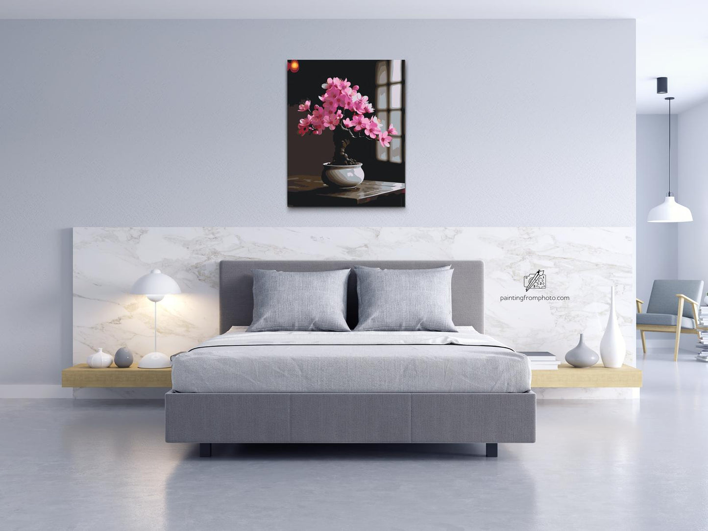 Paint by number - Sakura bonsai