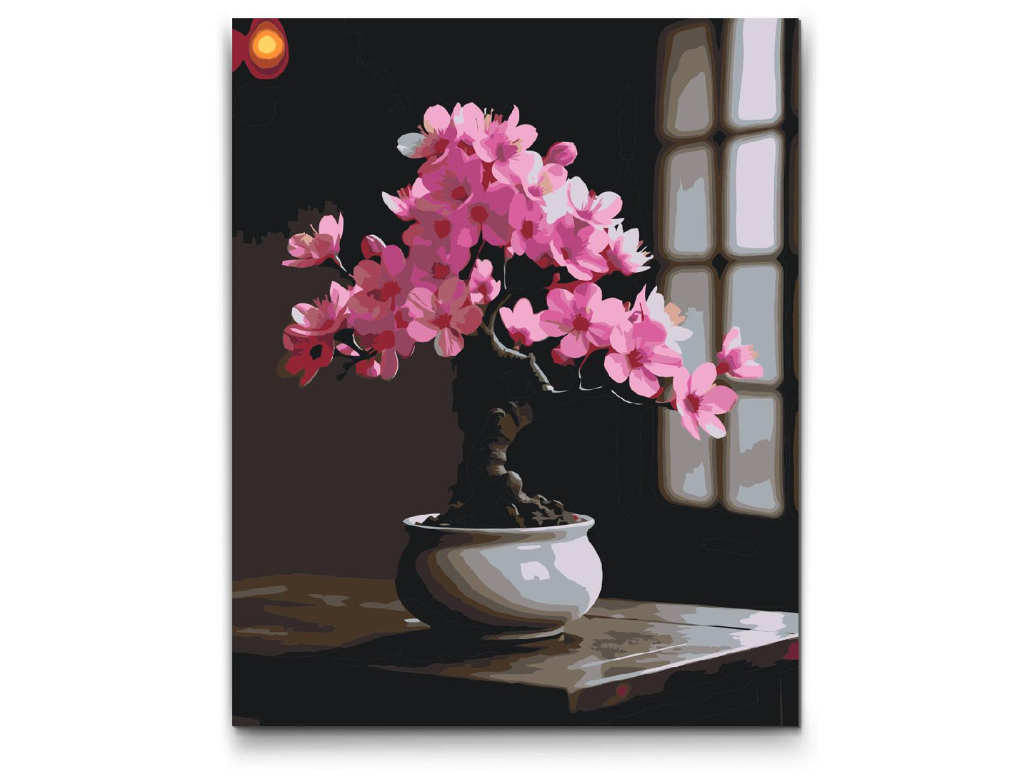 Paint by number - Sakura bonsai