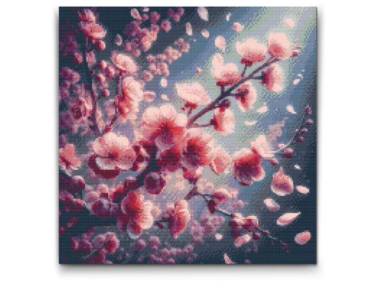 Diamond Paint - Sakura-blomster