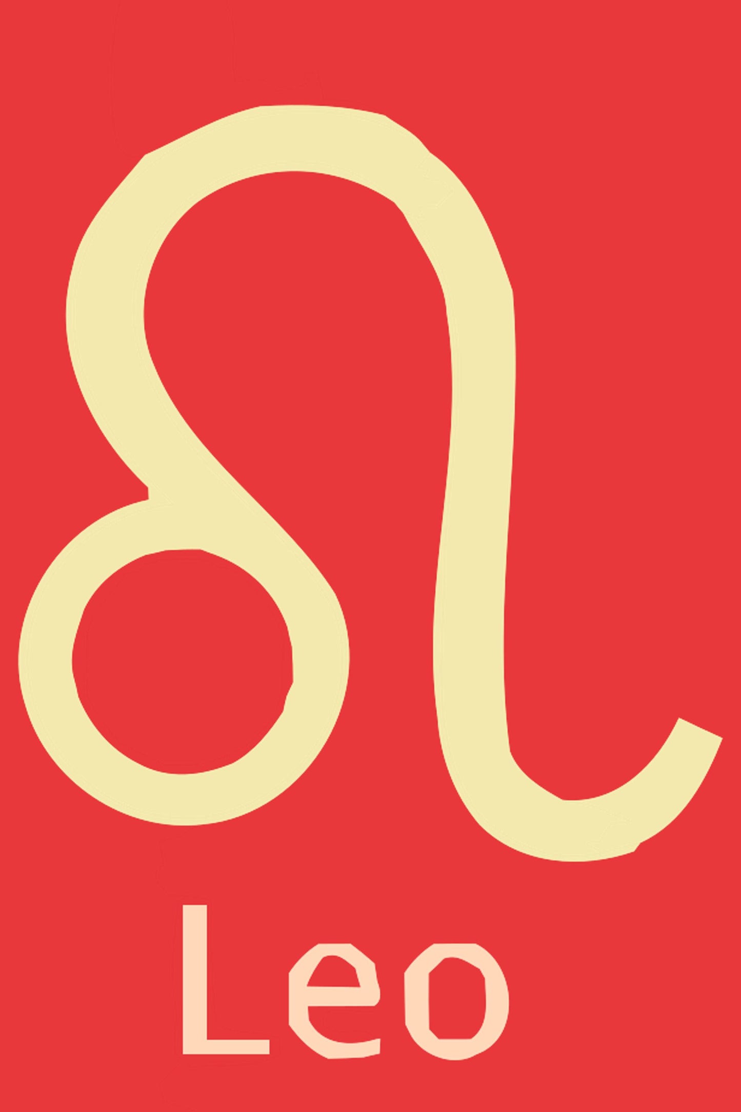 Paint by number - Stjernetegn – Løve