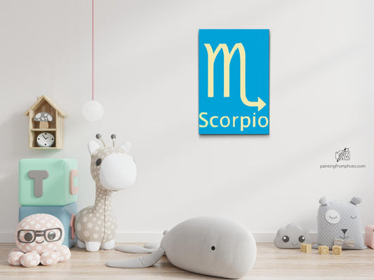 Paint by number - Stjernetegn – Skorpionen