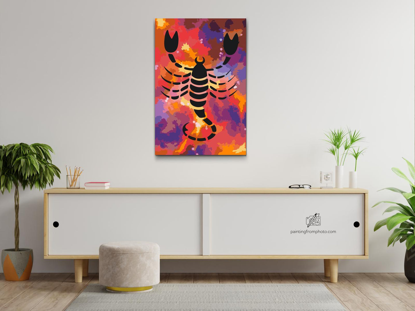 Paint by number - Stjernetegn – Skorpionen