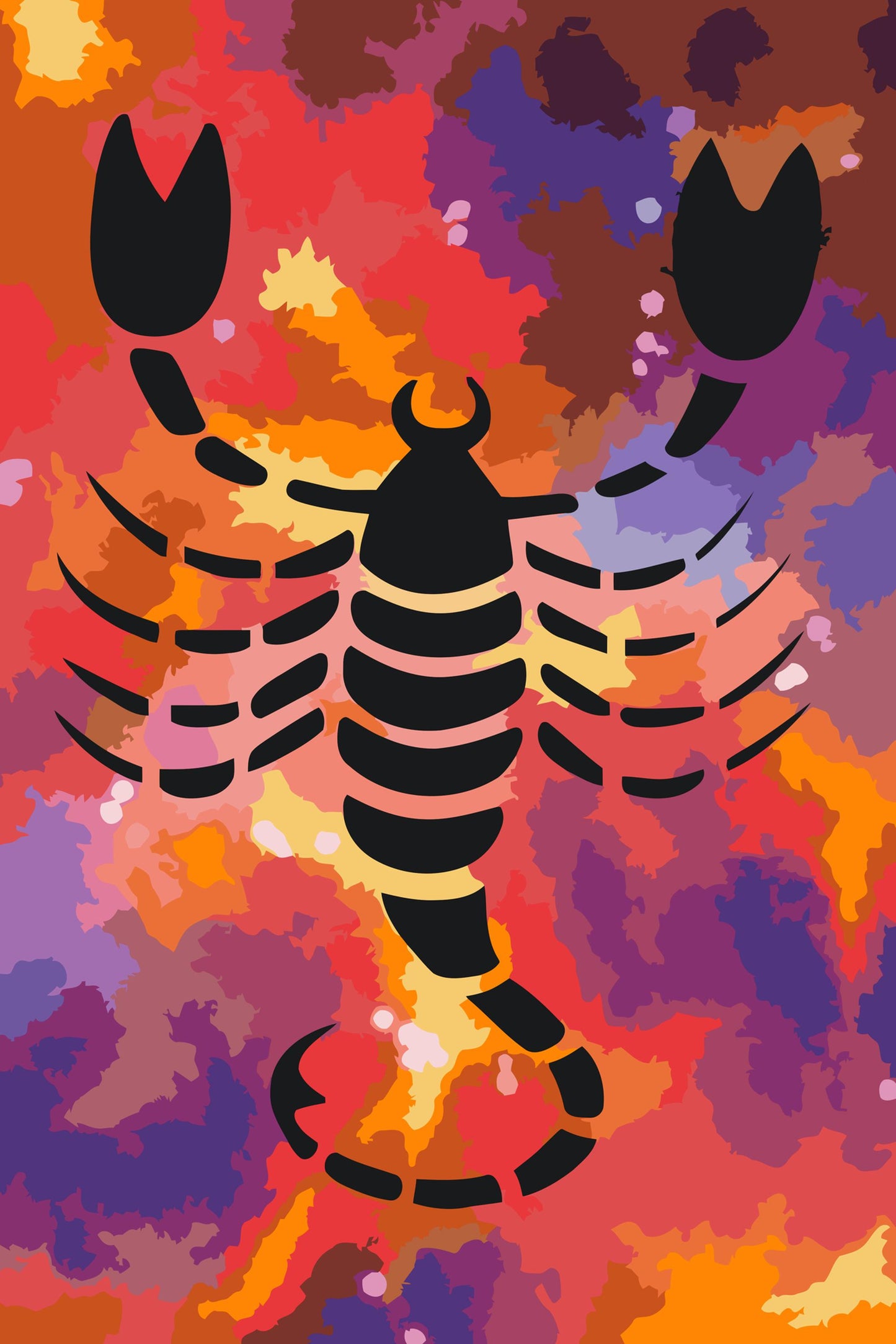Paint by number - Stjernetegn – Skorpionen