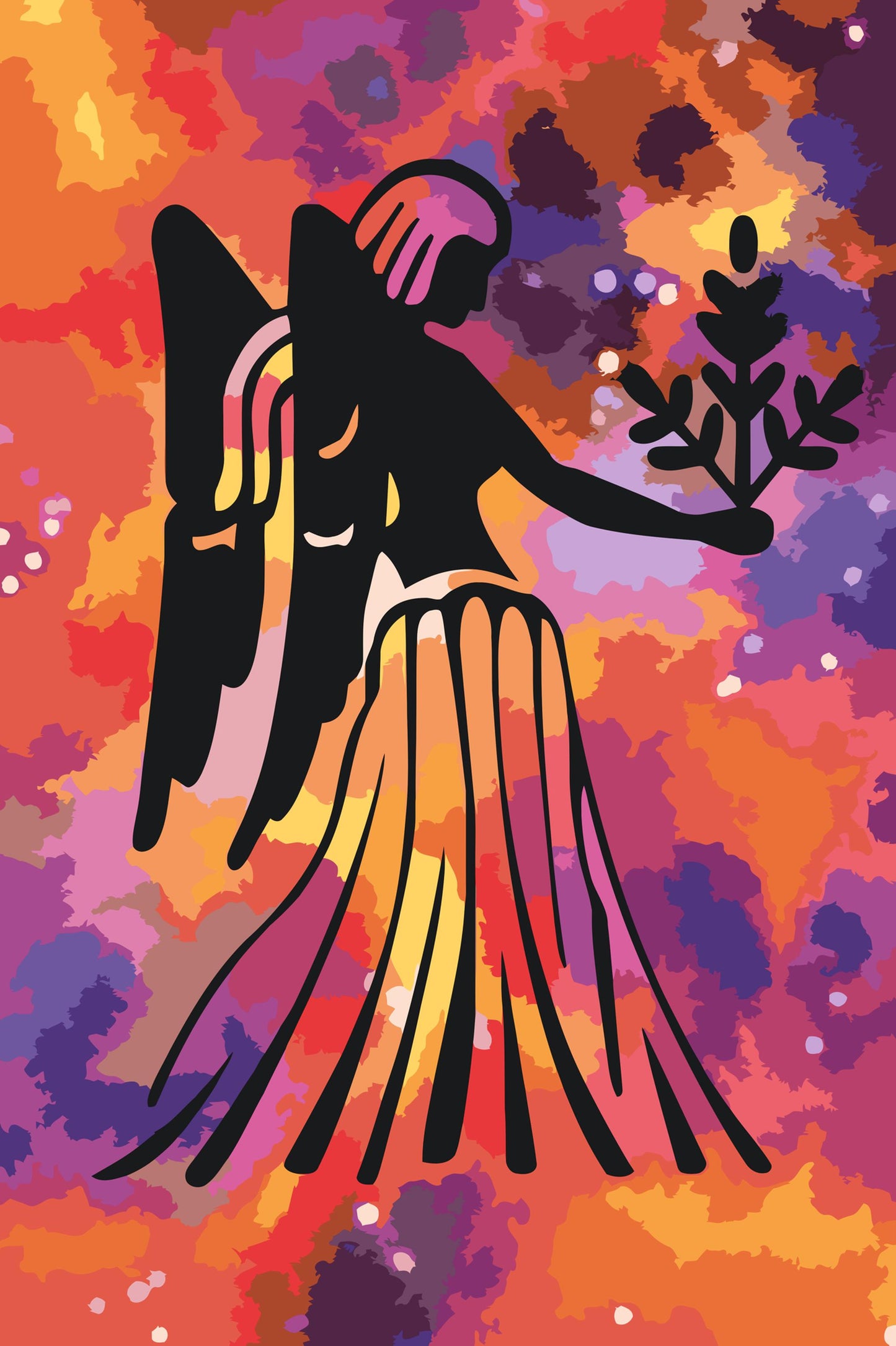 Paint by number - Stjernetegn – Jomfruen