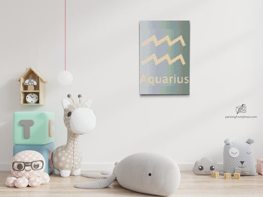 Diamond Paint - Stjernetegn – Vandmanden