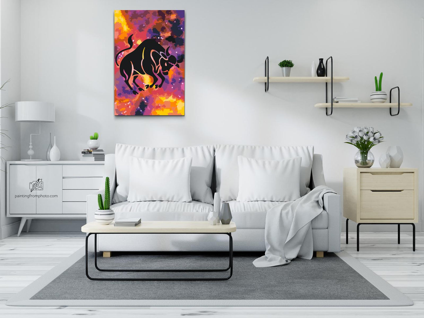 Paint by number - Stjernetegn – Tyren