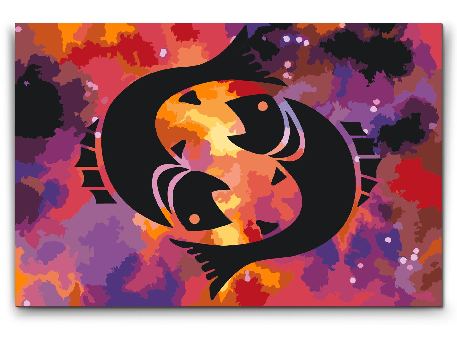 Paint by number - Stjernetegn – Fiskene