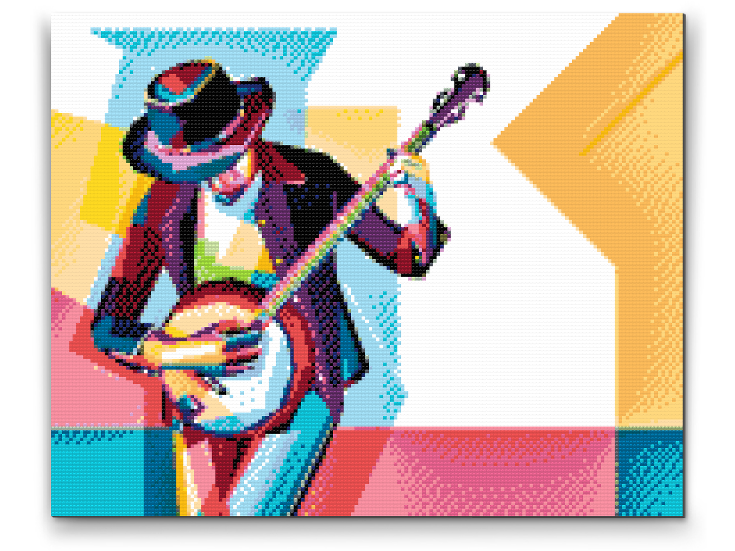 Diamond Paint - Manden der spiller banjo