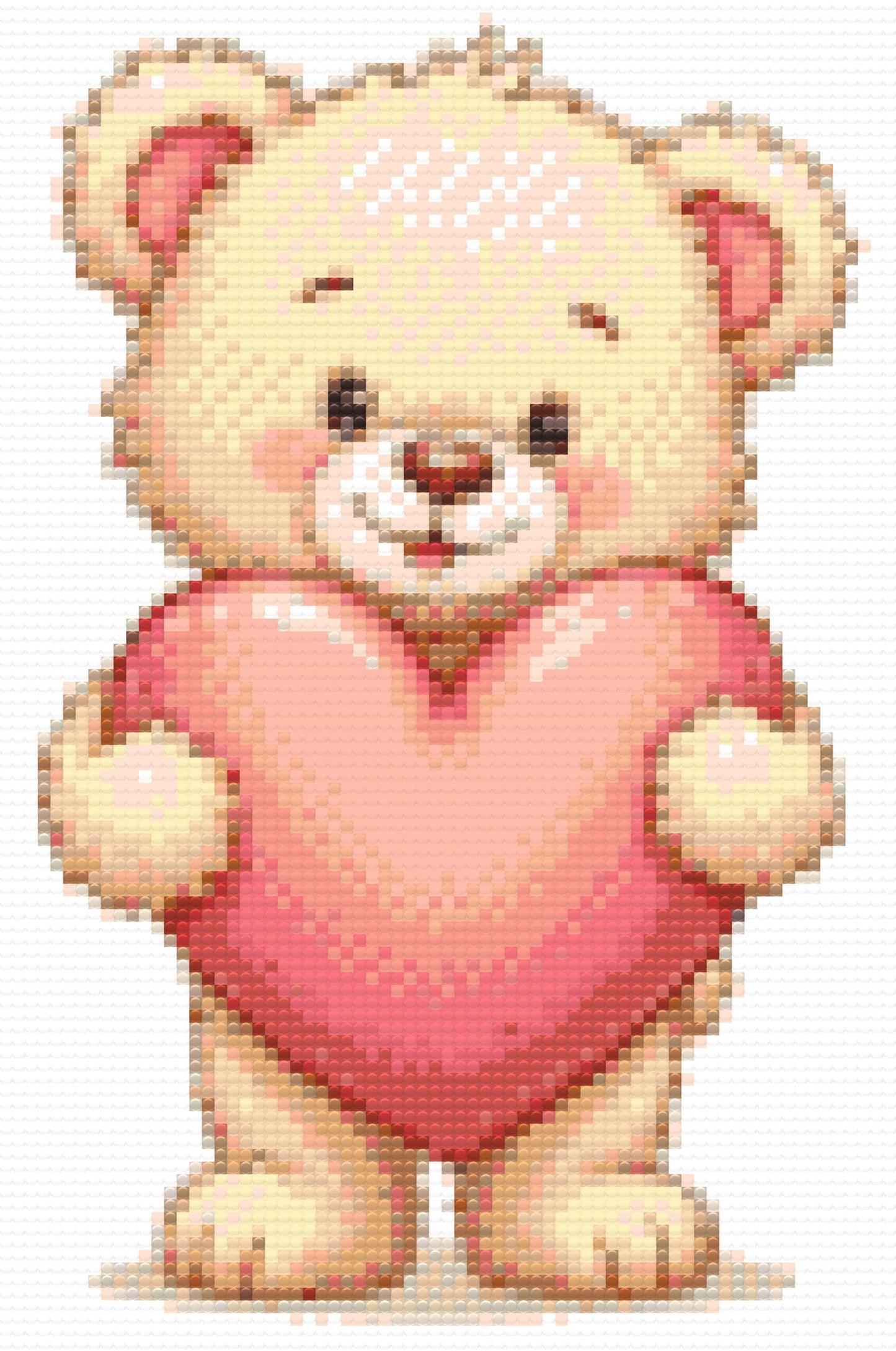 Diamond Paint - Bamse med hjerte