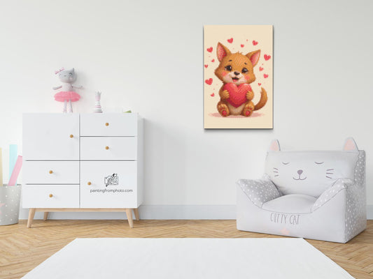 Diamond Paint - Dyr med hjerte