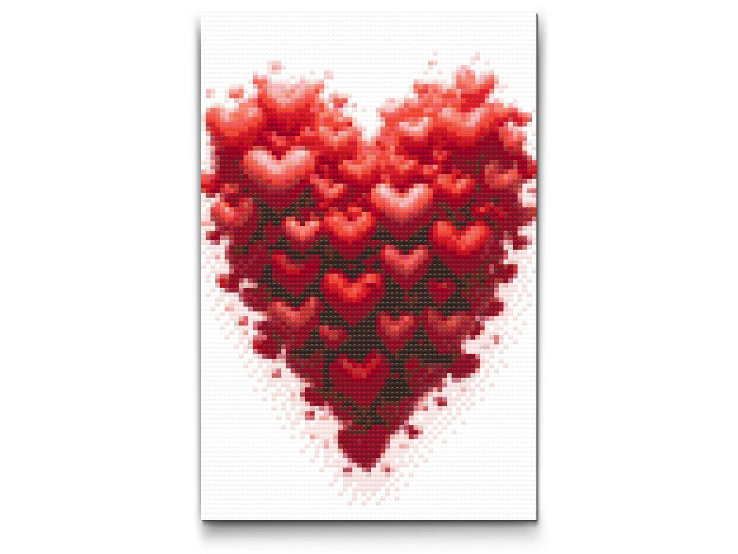 Diamond Paint - Hjerte lavet af hjerter