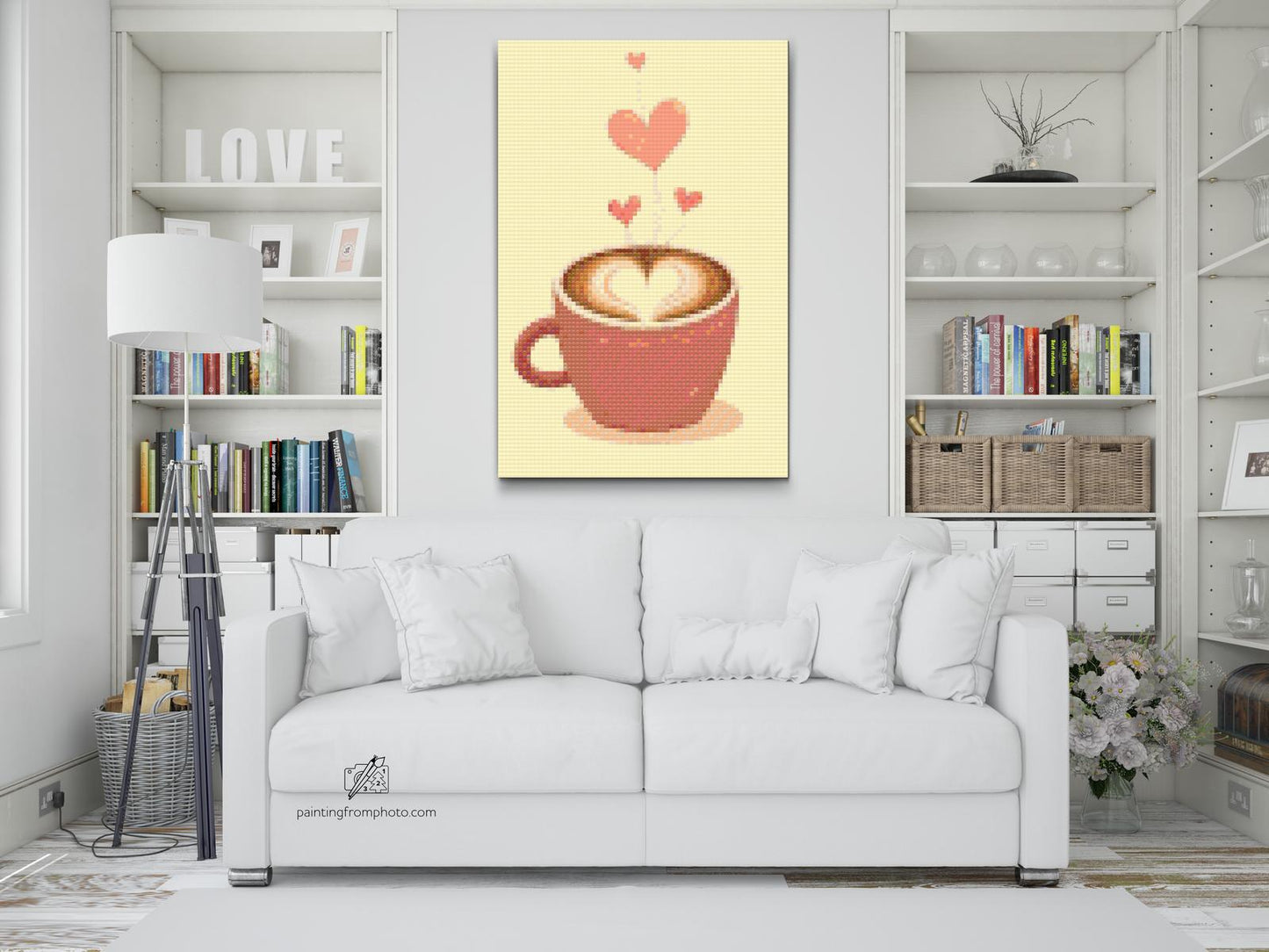 Diamond Paint - Hjertekaffe