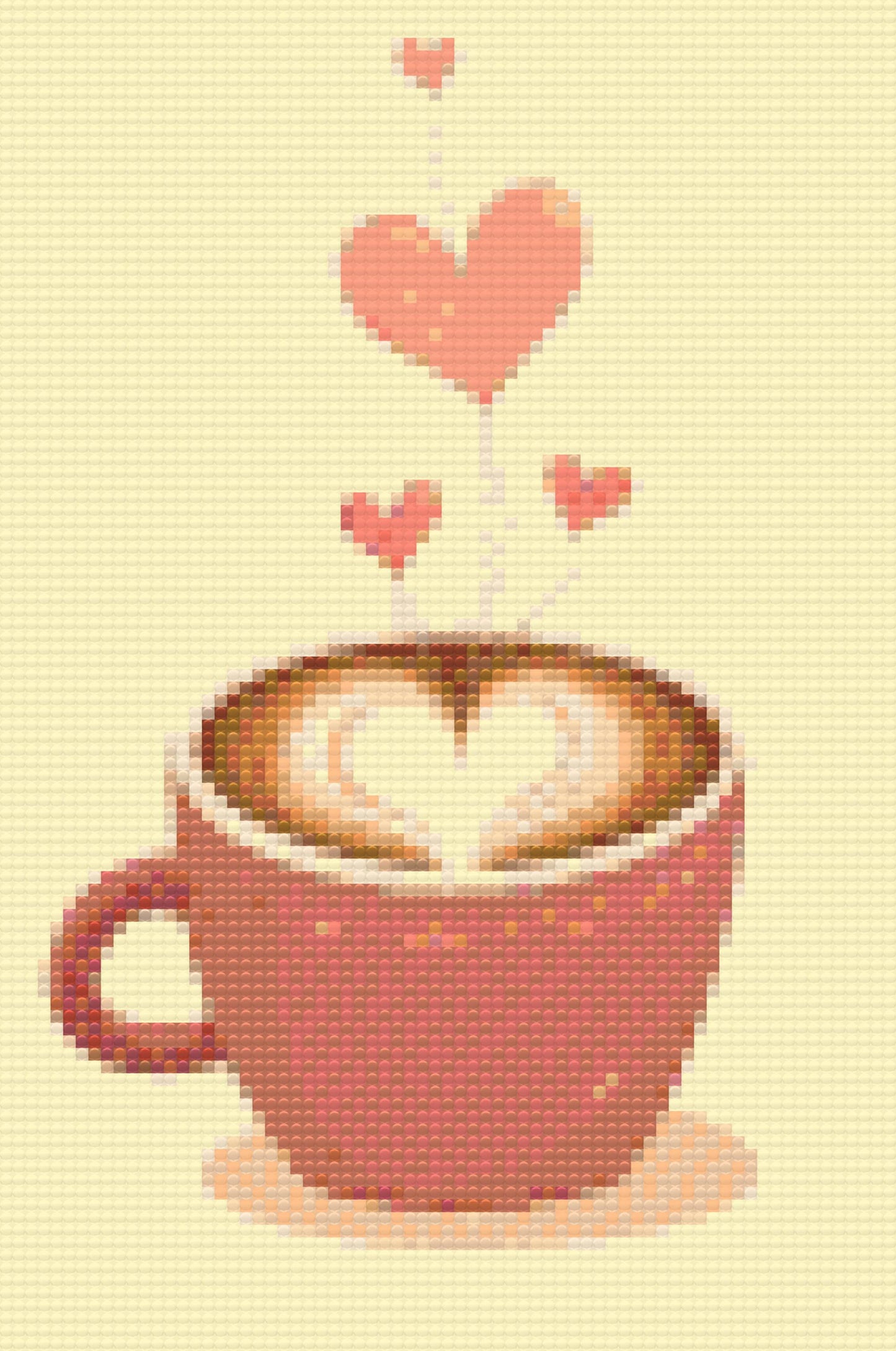 Diamond Paint - Hjertekaffe