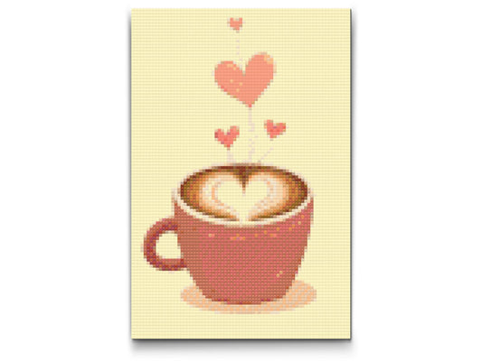 Diamond Paint - Hjertekaffe