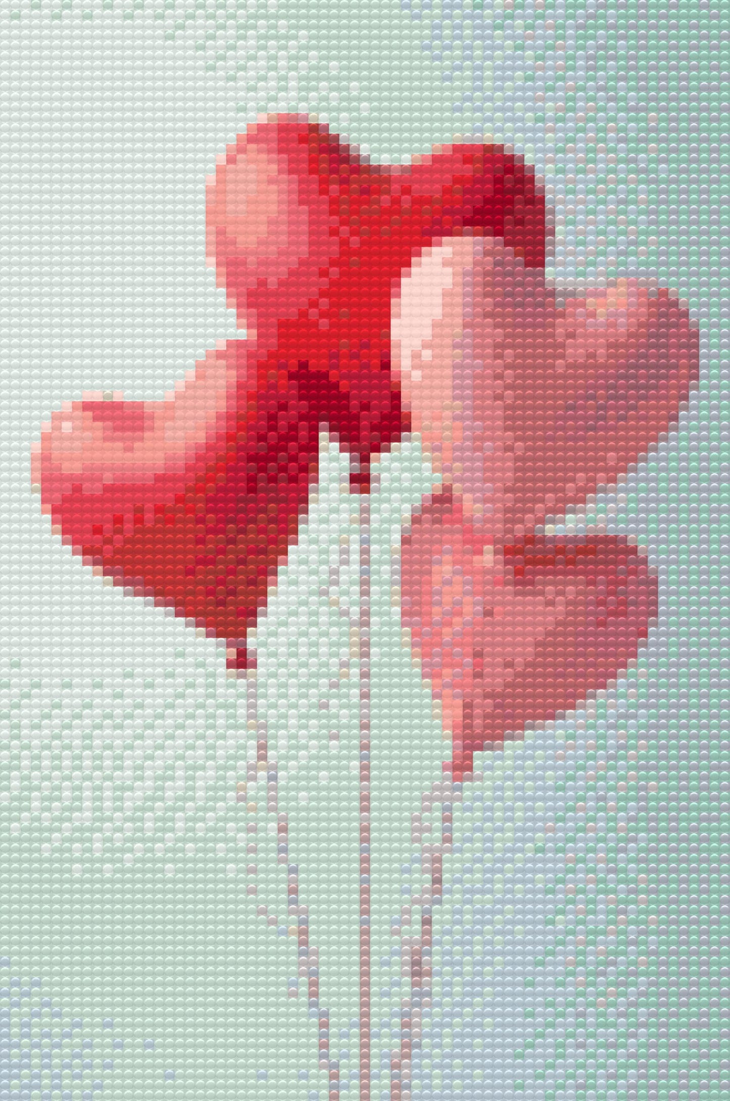 Diamond Paint - Hjerteformede balloner