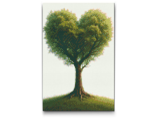 Diamond Paint - Hjerteformet træ