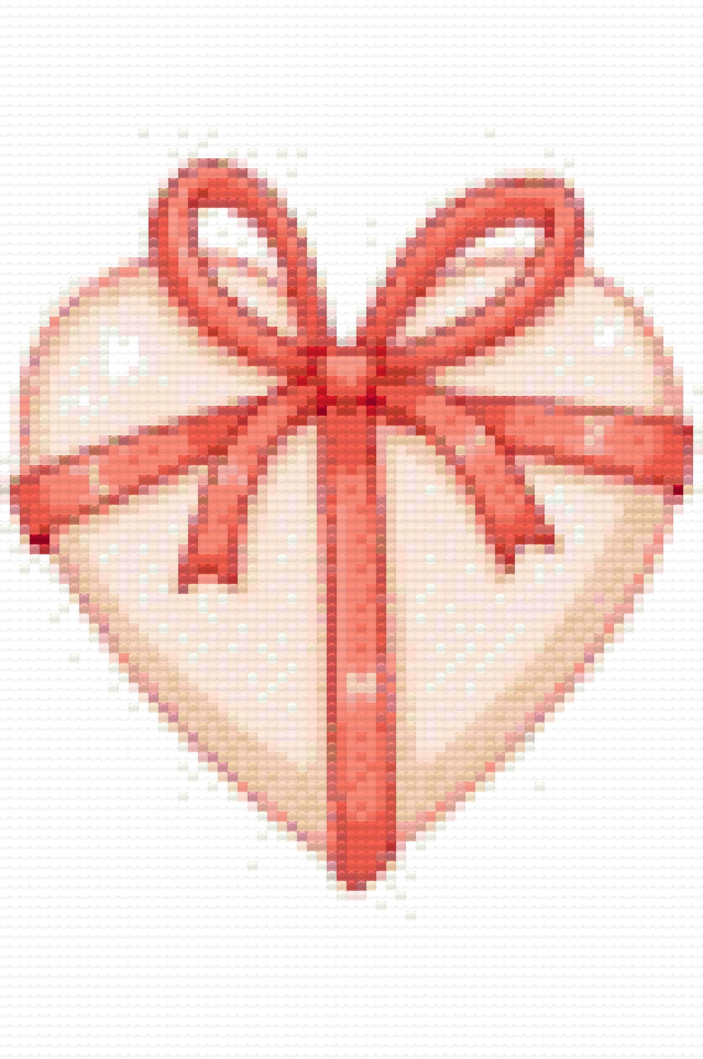 Diamond Paint - Hjerte med sløjfe