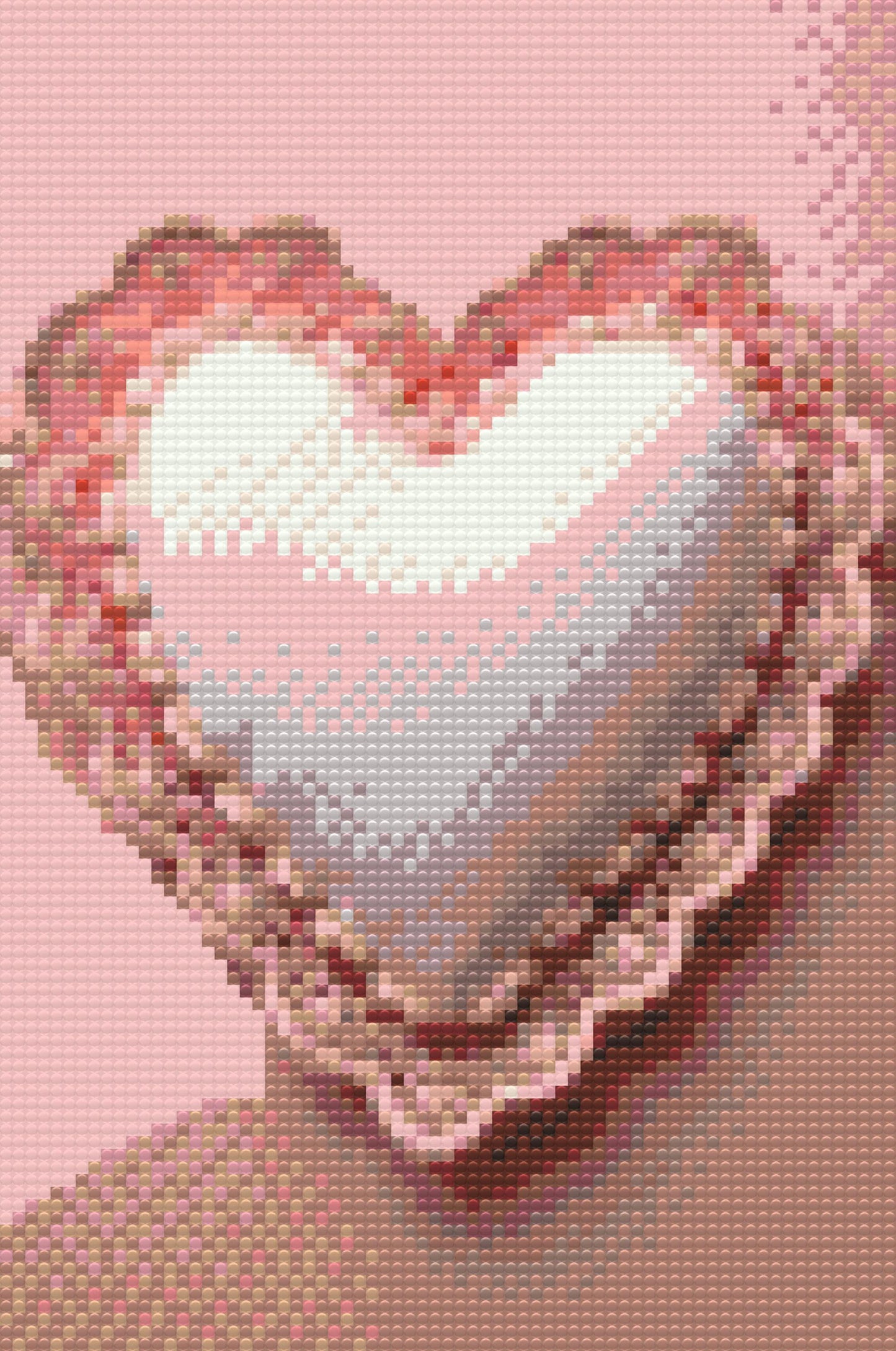 Diamond Paint - Hjerte med blonder