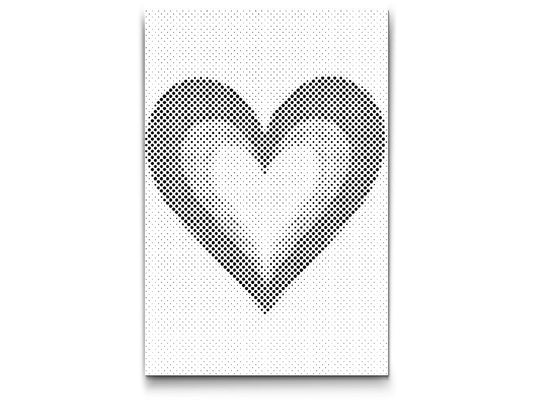 Dotting - Minimalistisk hjerte