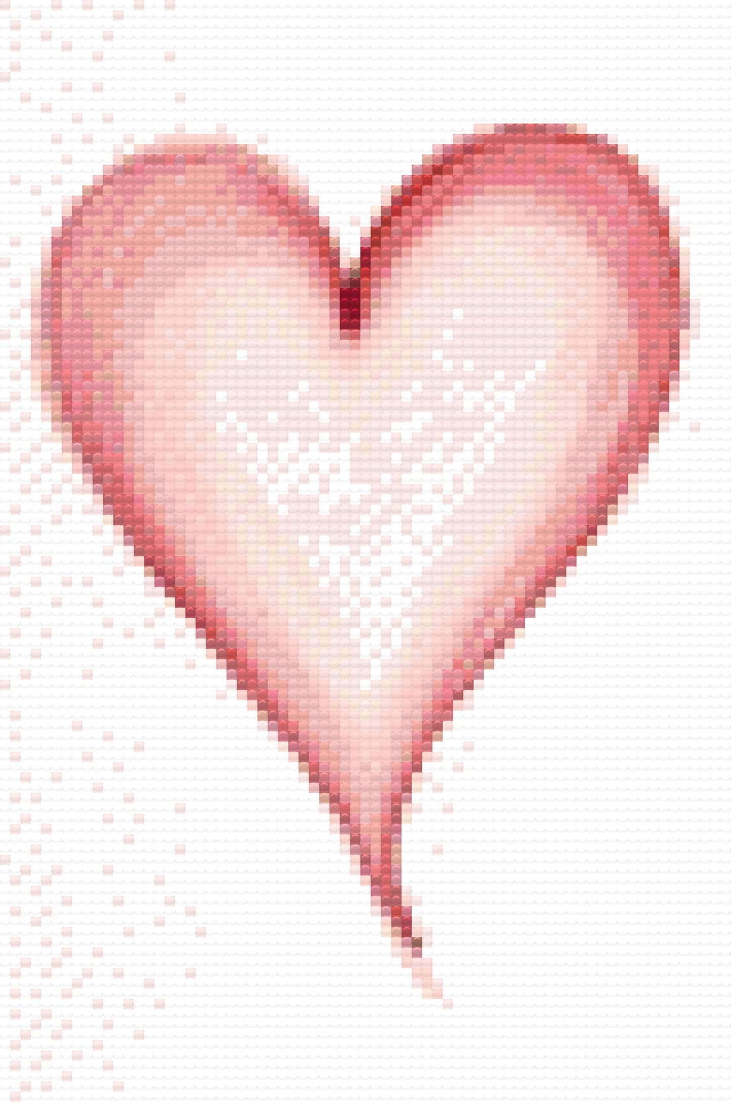 Diamond Paint - Malet hjerte