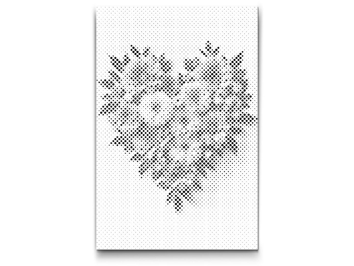 Dotting - Hjerte lavet af blomster