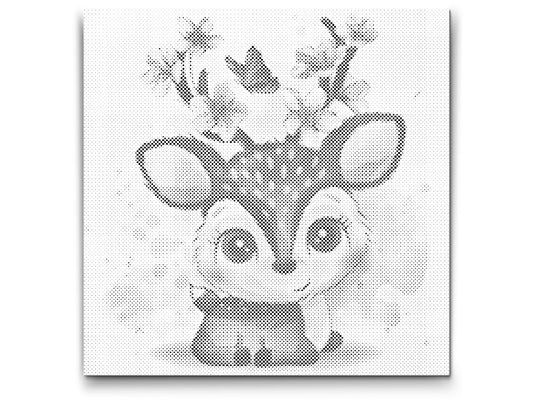 Dotting - Hjorte med kirsebærblomster