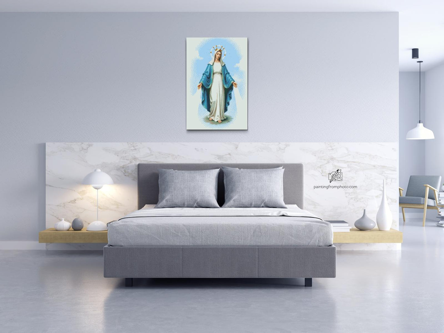 Diamond Paint - Maria med en krone