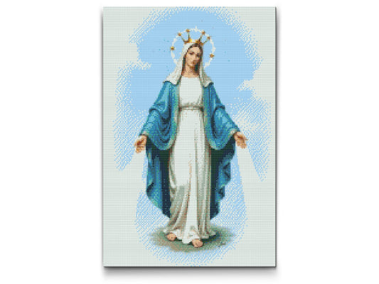 Diamond Paint - Maria med en krone