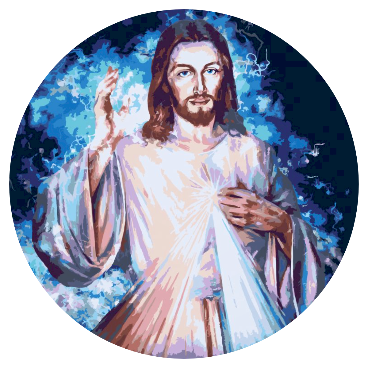 Paint by number - Jesus