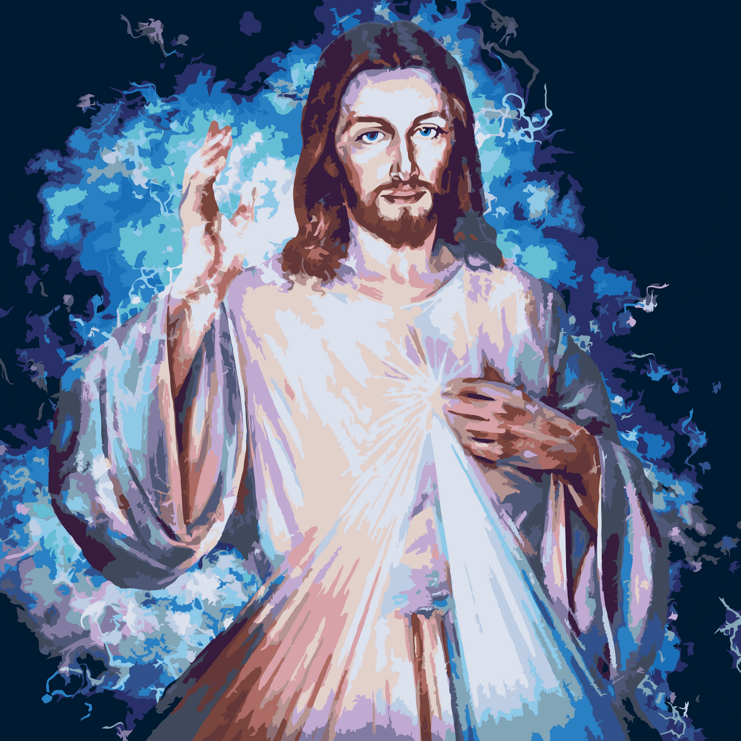 Paint by number - Jesus