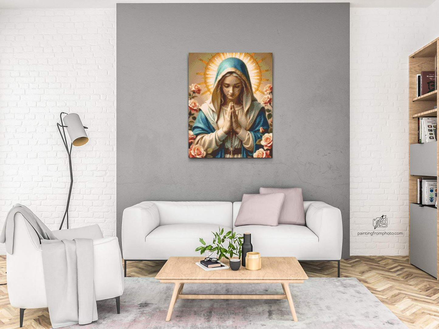 Diamond Paint - Den bedefulde Maria