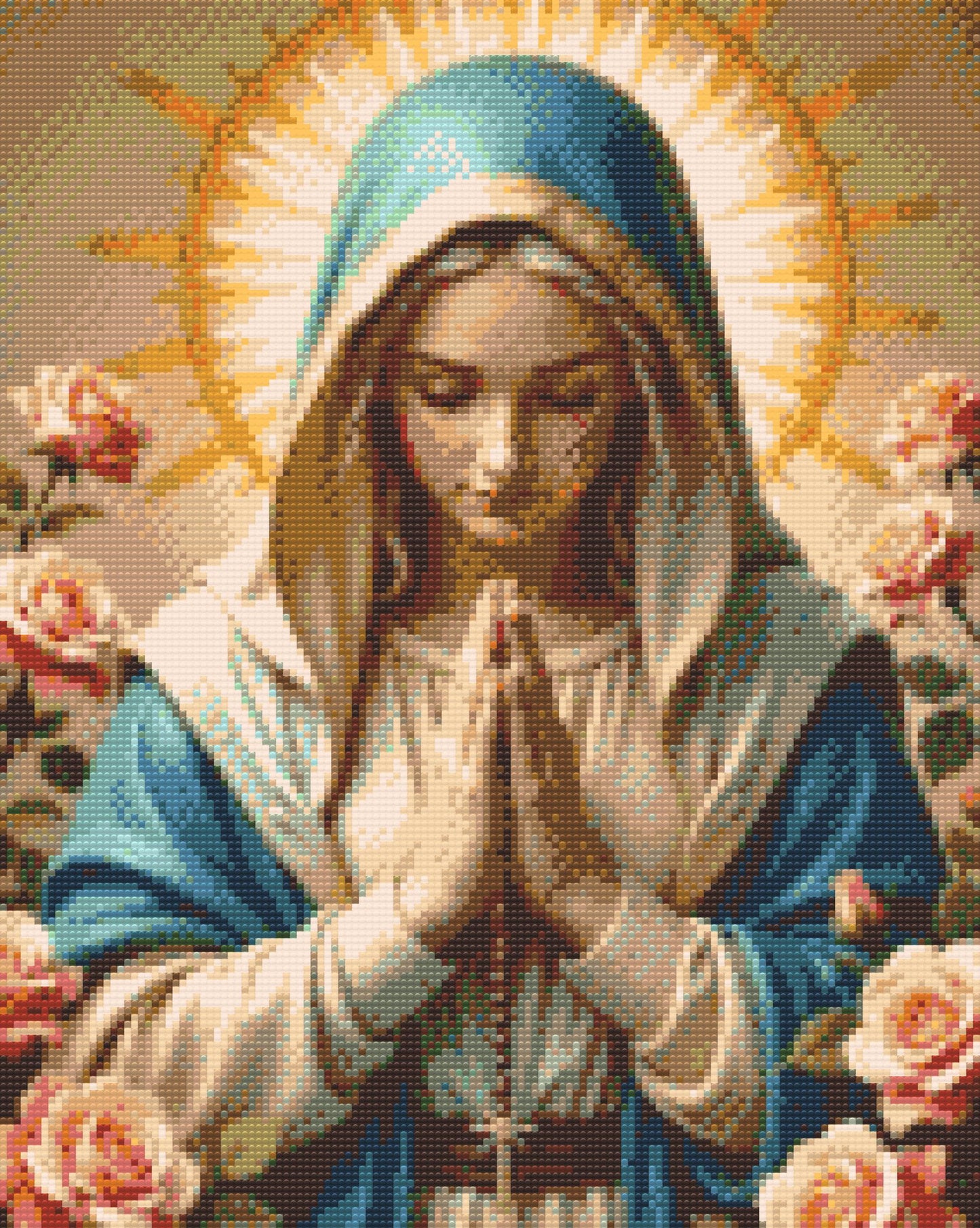 Diamond Paint - Den bedefulde Maria