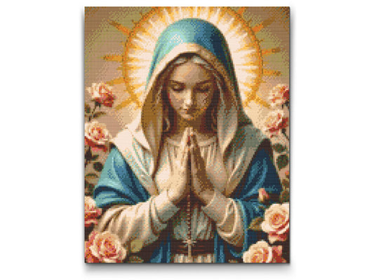 Diamond Paint - Den bedefulde Maria