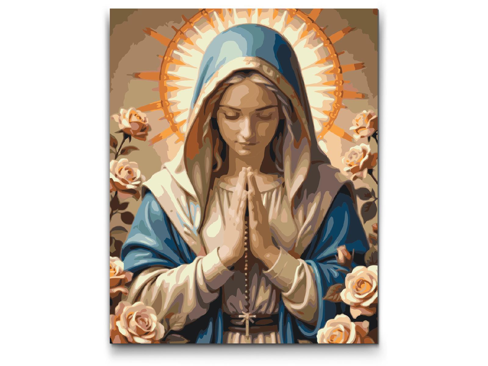 Paint by number - Den bedefulde Maria