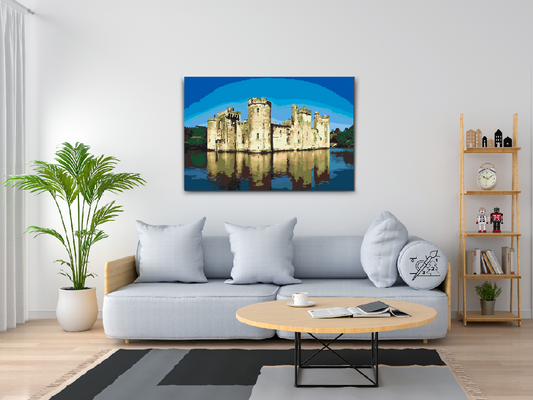 Paint by number - Bodiam Vandslot