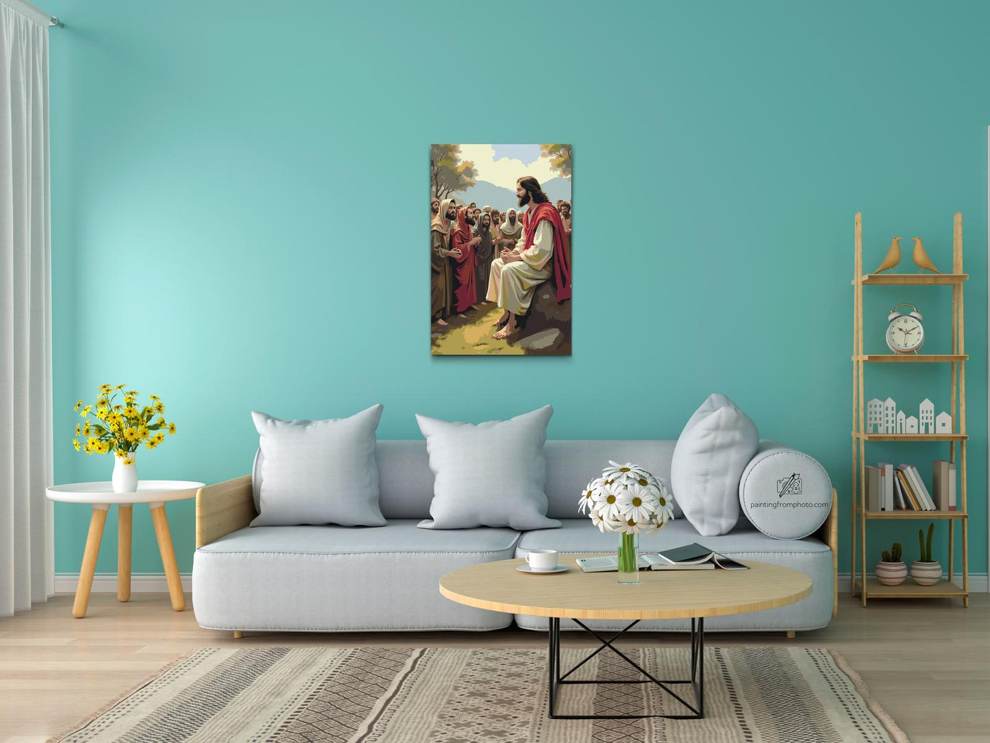 Paint by number - Jesu Prædiken i Skoven