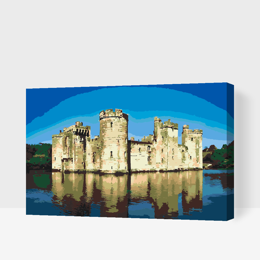 Paint by number - Bodiam Vandslot