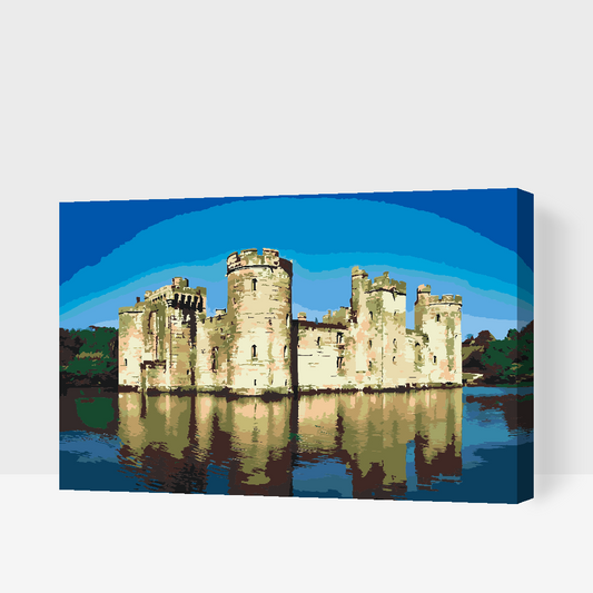 Paint by number - Bodiam Vandslot