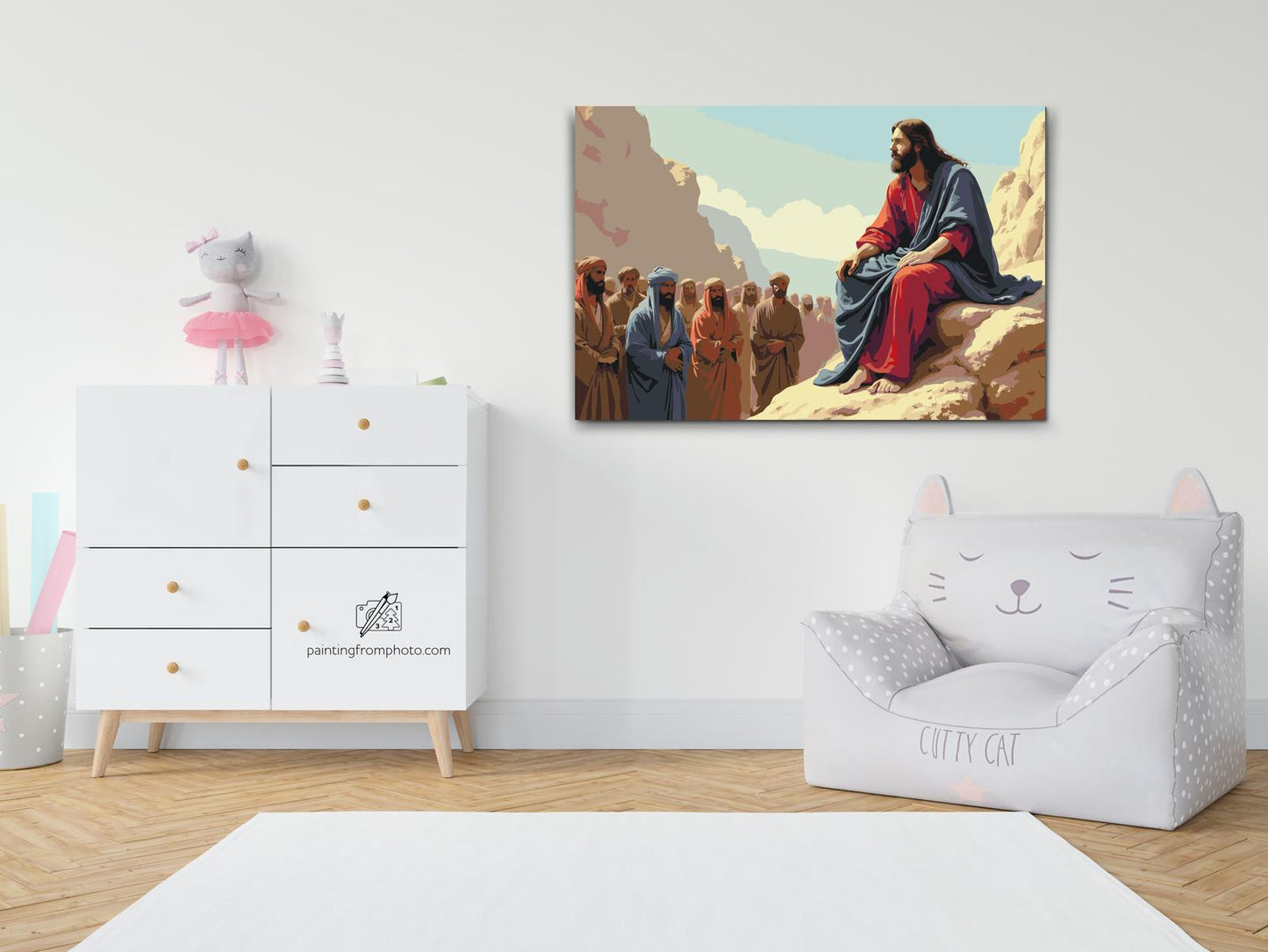 Paint by number - Jesu bjergprædiken