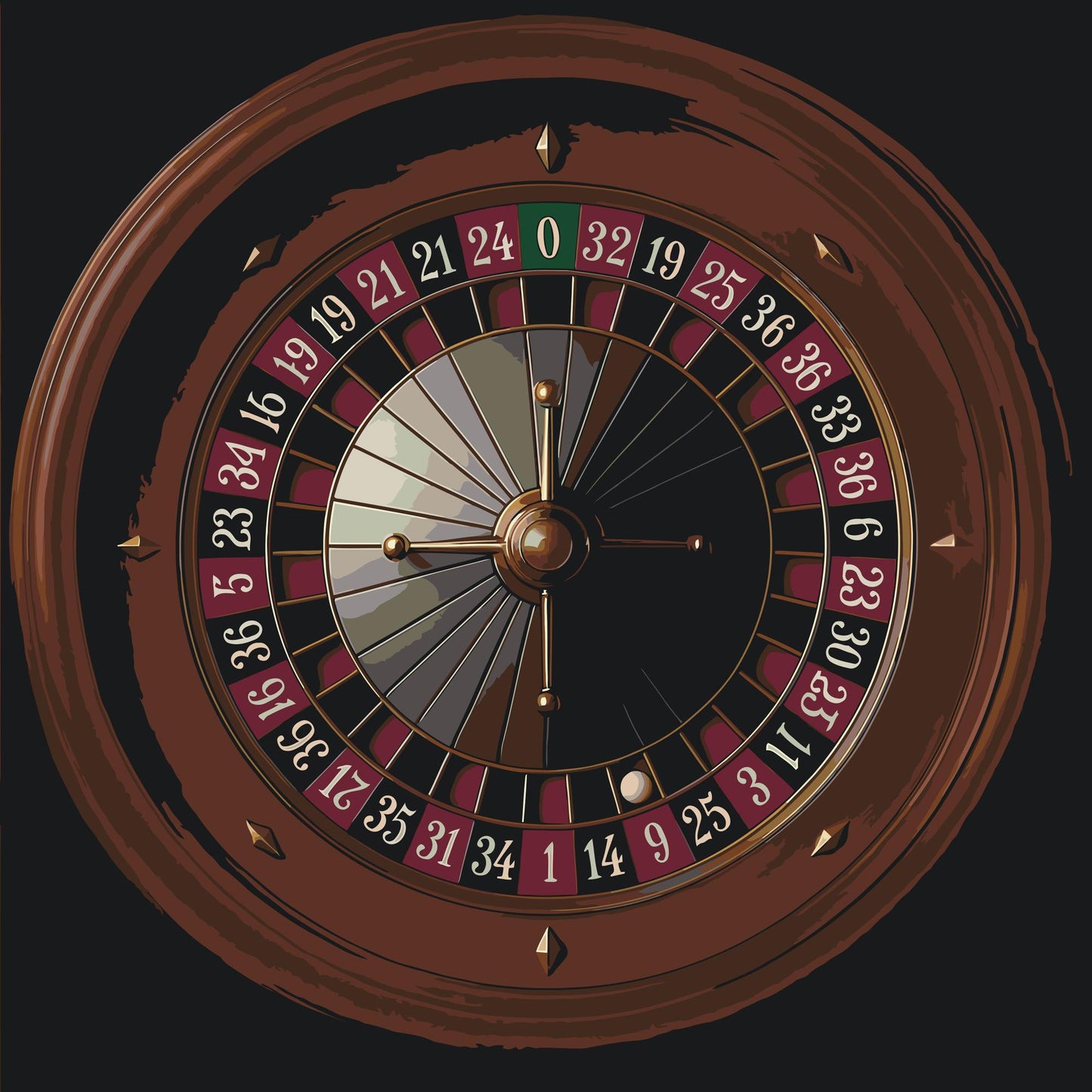 Paint by number - Roulette