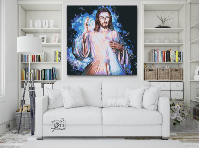Paint by number - Jesus